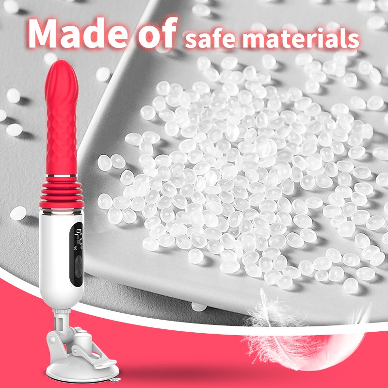 Hands-Free Thrusting Suction Vibrator - Suction Cup Sex Machine