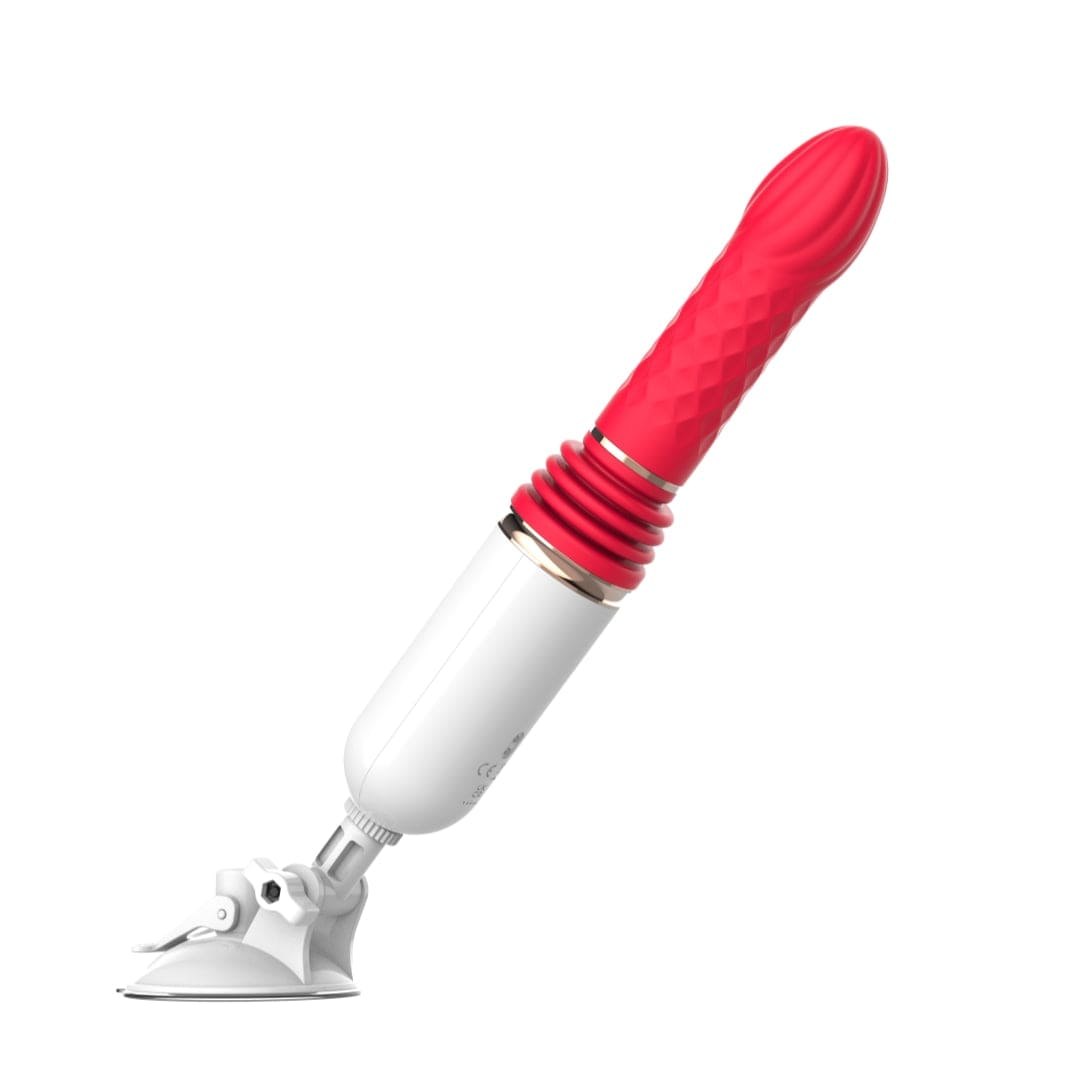 Hands-Free Thrusting Suction Vibrator - Suction Cup Sex Machine