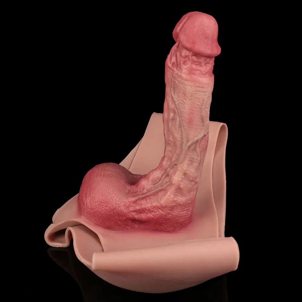 Hands-Free Wearable Realistic Dildo - 9.25 In Silicone