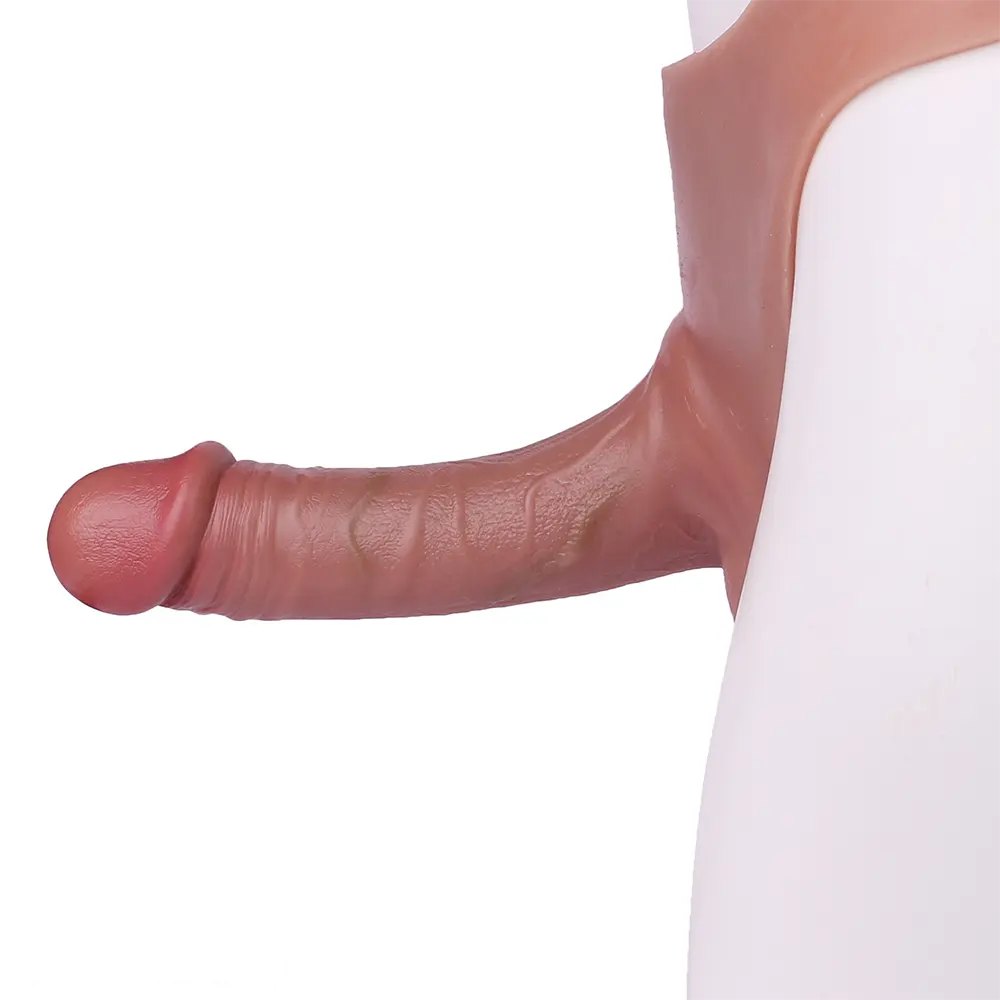 Hands-Free Wearable Strap-On - Realistic Hollow Strap-On Dildo