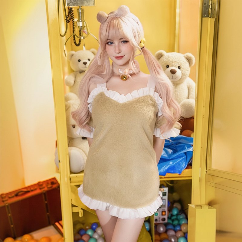 Heart Cutout Ruffled Nightgown - Sexy Sleepwear for Women