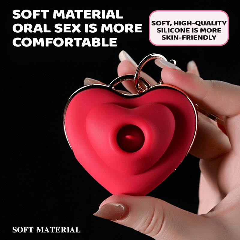 Heart Pendant Clitoral Sucker - Clitoral Suction Vibrator