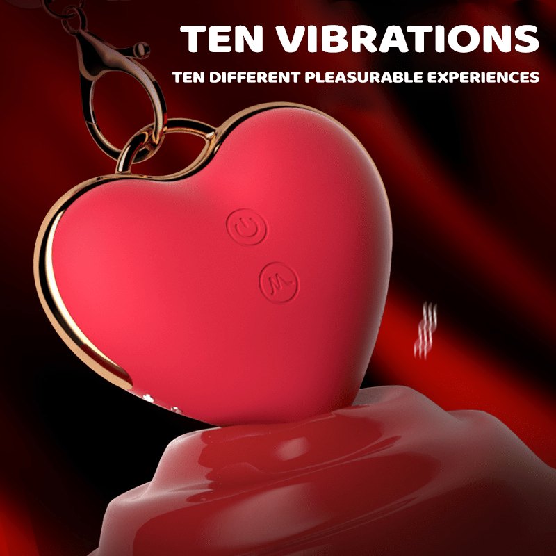 Heart Pendant Clitoral Sucker - Clitoral Suction Vibrator