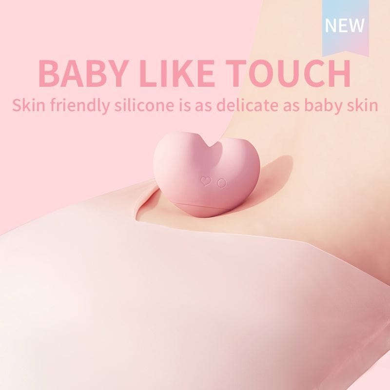 Heart-Shape Clit Suction Vibe - Clit Sucker with Tongue Licking