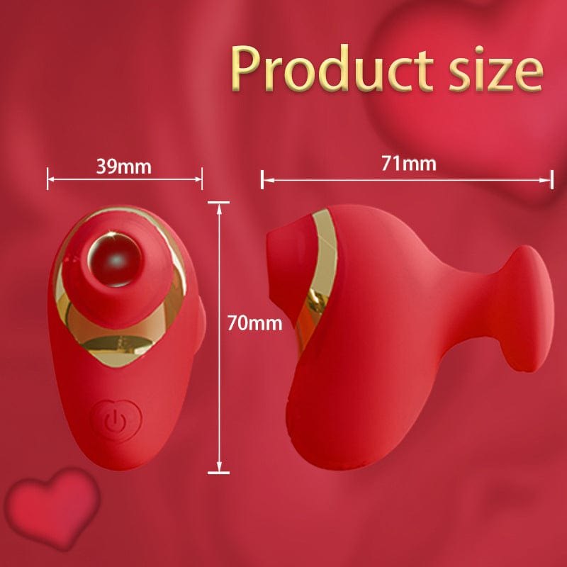 Heart Shaped Finger Clit Sucker - Couples Suction Toy