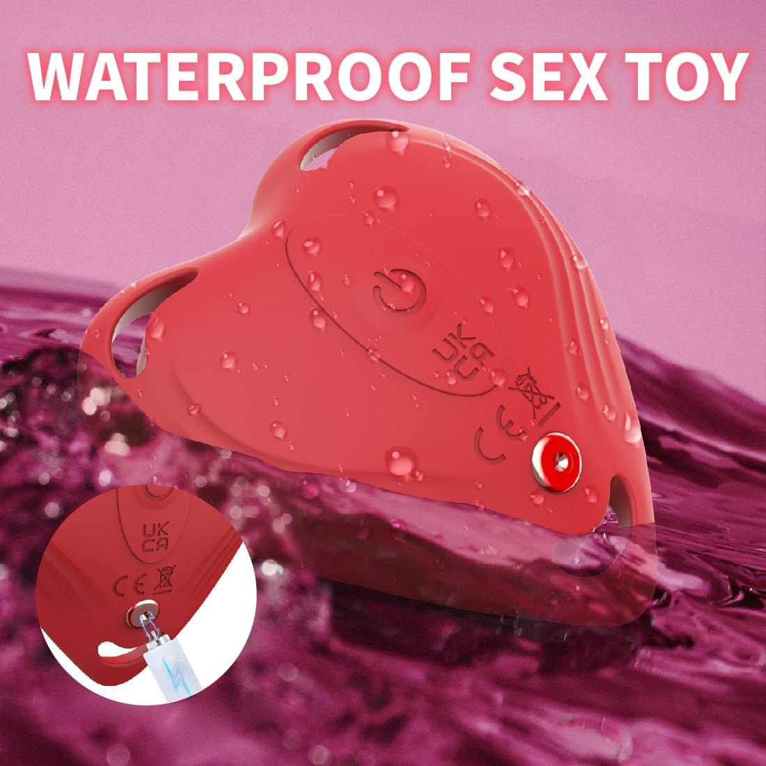 Heart Wearable Vibrator App Control - Wearable Panty Vibrator