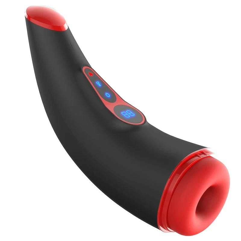 Heated Digital Suction Stroker - 9-Mode Male Masturbator