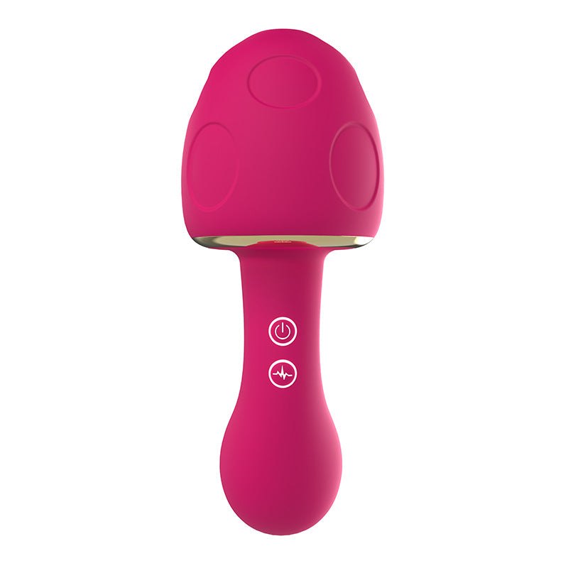 Heated Mushroom Head Sonic Sucker - Clit Sucking Vibrator