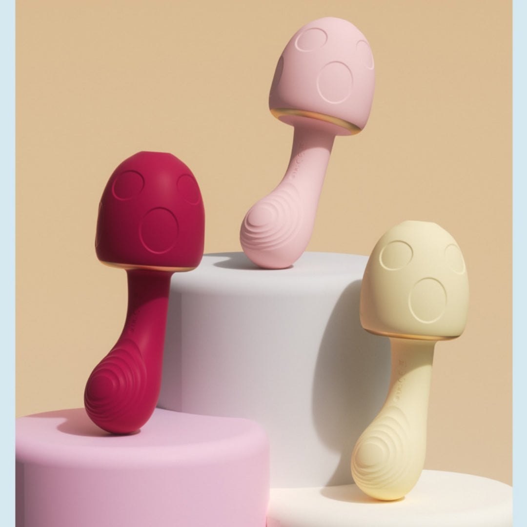 Heated Mushroom Head Sonic Sucker - Clit Sucking Vibrator