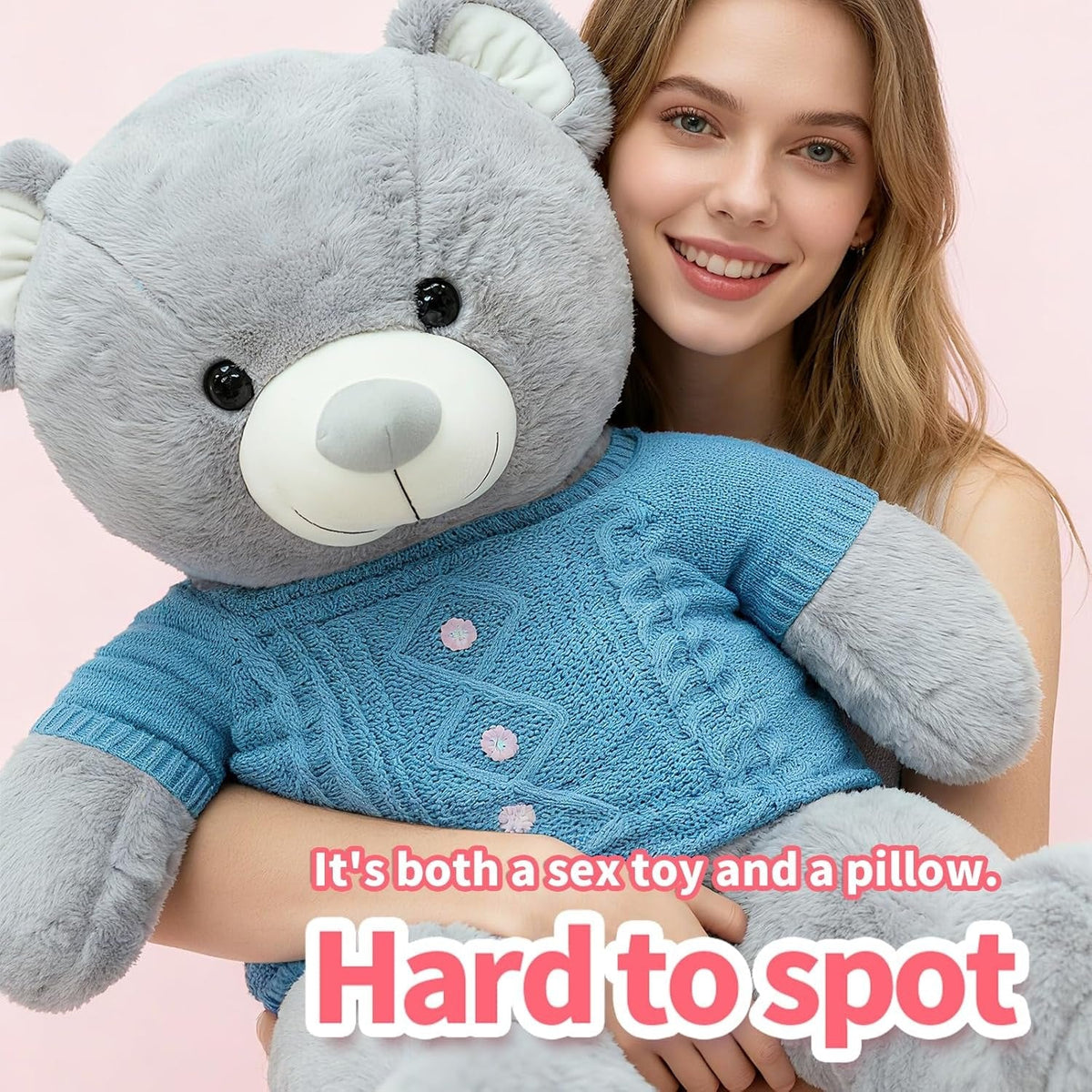 Heated Plush Bear Sex Machine - Vibrating Thrusting Sex Machine
