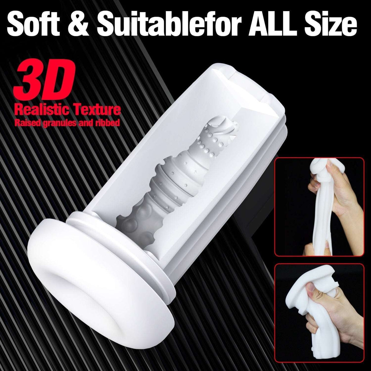 Heated Sound-Enabled Male Masturbator - Automatic Stroker