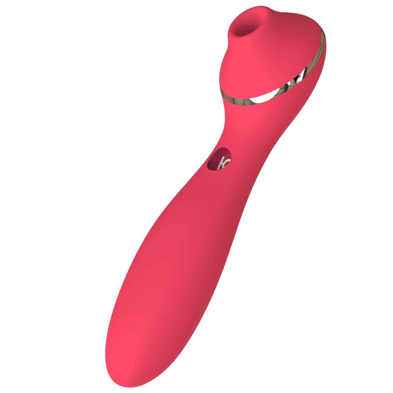 Heated Suction Clit Vibrator - Rose Toy Clit Sucker