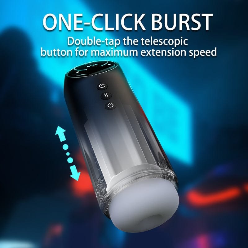 Heated Suction Male Masturbator - 4-Frequency Stroker