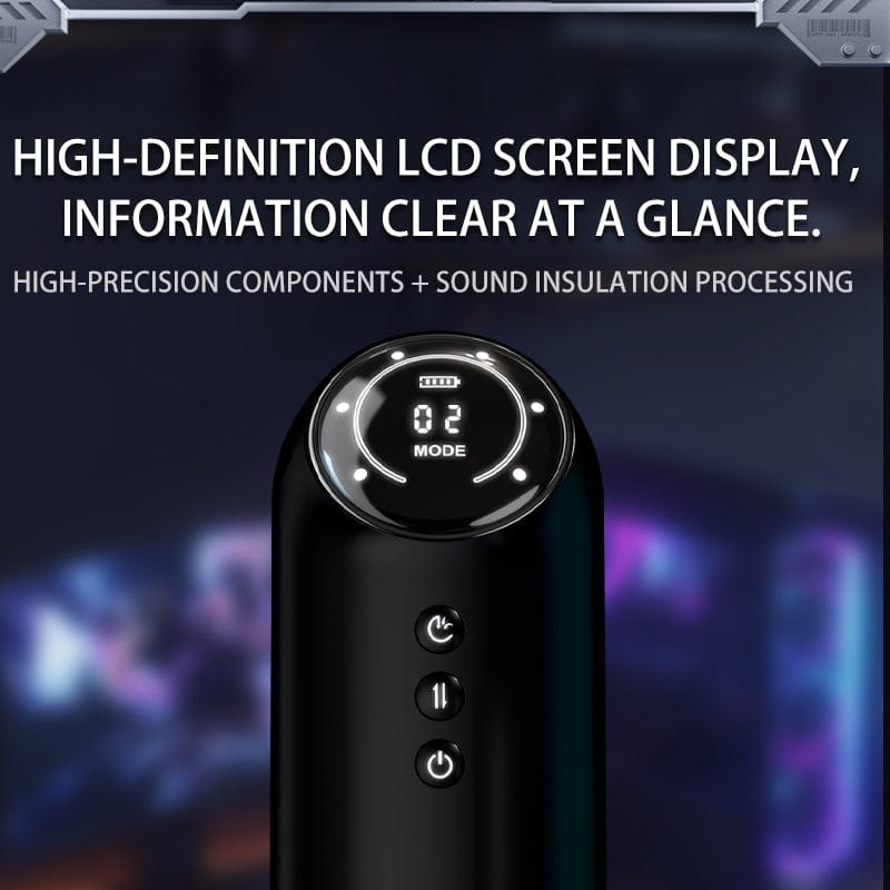 Heated Suction Male Masturbator - 4-Frequency Stroker