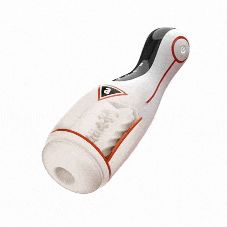 Heated Suction Male Masturbator - 5-Mode Vibrating Stroker