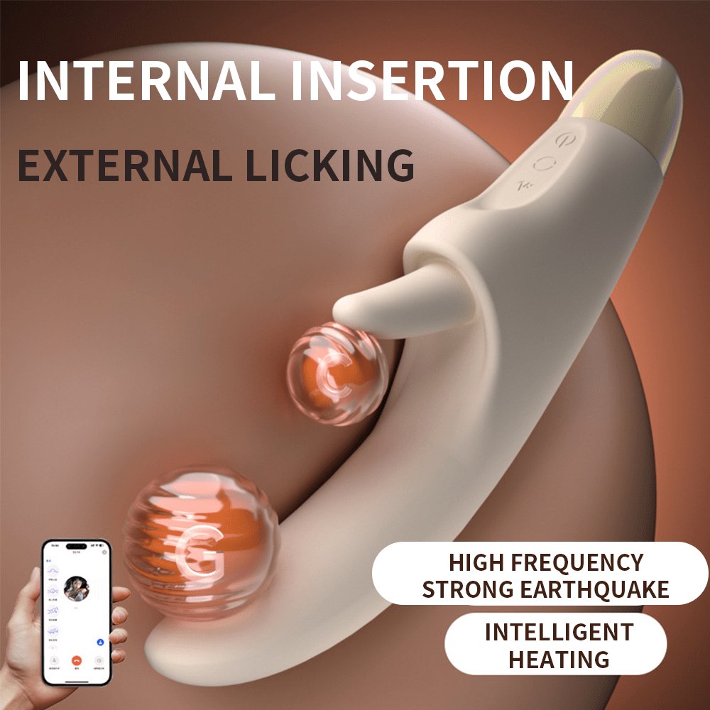 Heated Tongue-Licking G-Spot Vibe - Rabbit G-Spot Vibrator