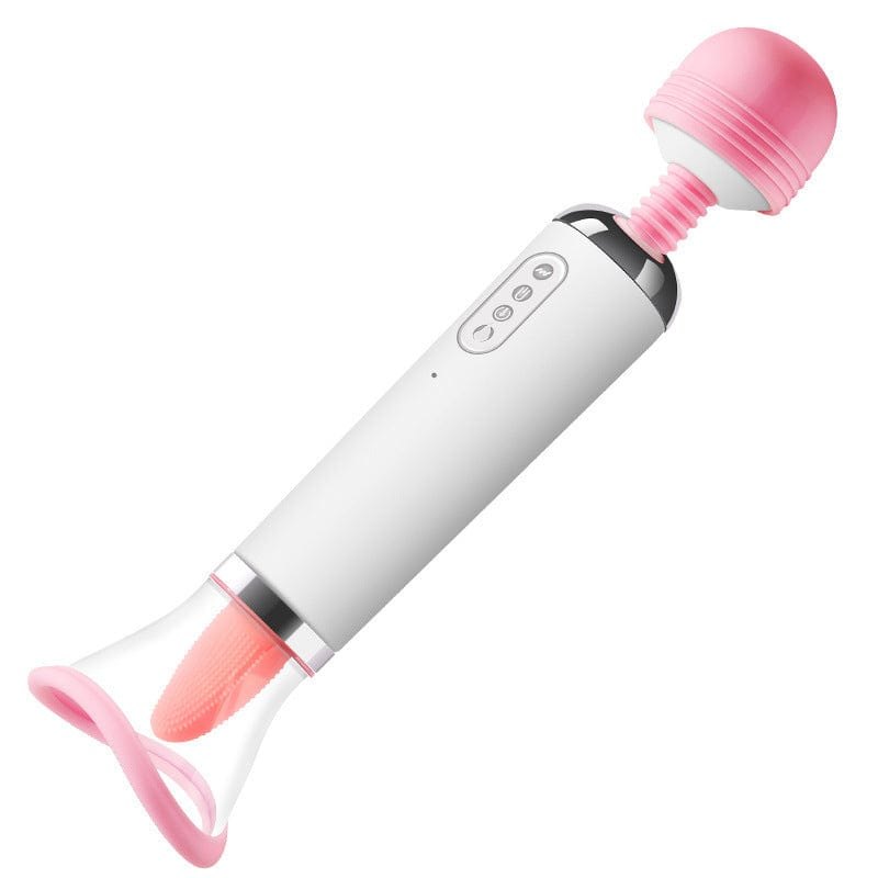 Heated Tongue Wand Vibrator - Magic Wand Massager