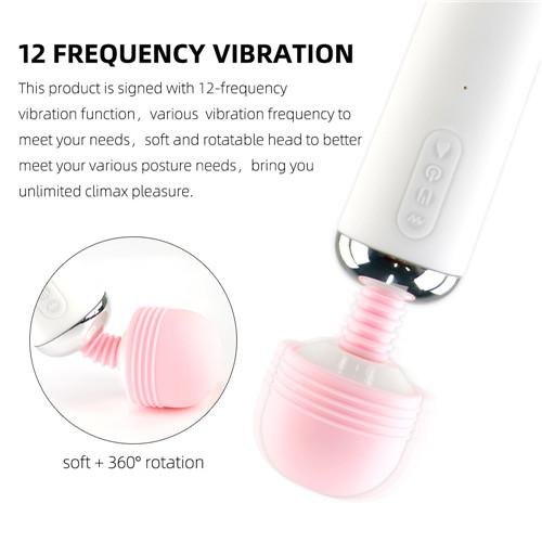 Heated Tongue Wand Vibrator - Magic Wand Massager