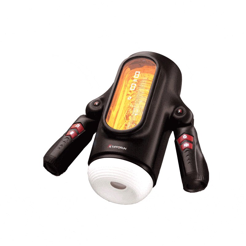 Heated Triple-Action Male Stroker - Male Masturbator Toy