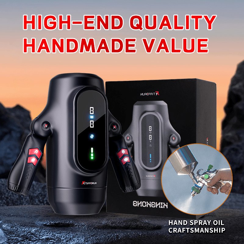Heated Triple-Action Male Stroker - Male Masturbator Toy