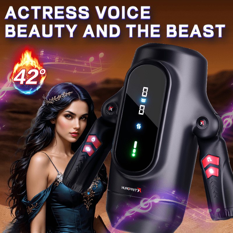 Heated Triple-Action Male Stroker - Male Masturbator Toy
