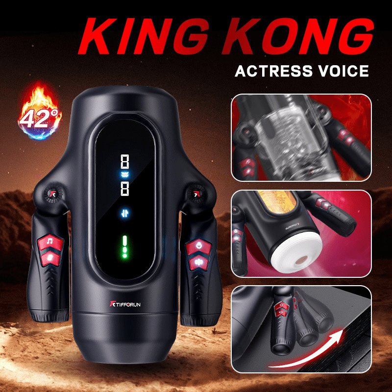 Heated Triple-Action Male Stroker - Male Masturbator Toy