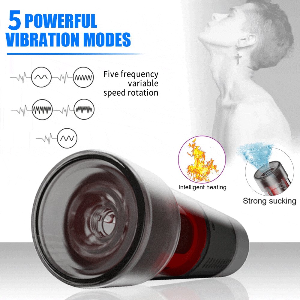 Heating Rotation Masturbation Cup - Male Stroker Toy