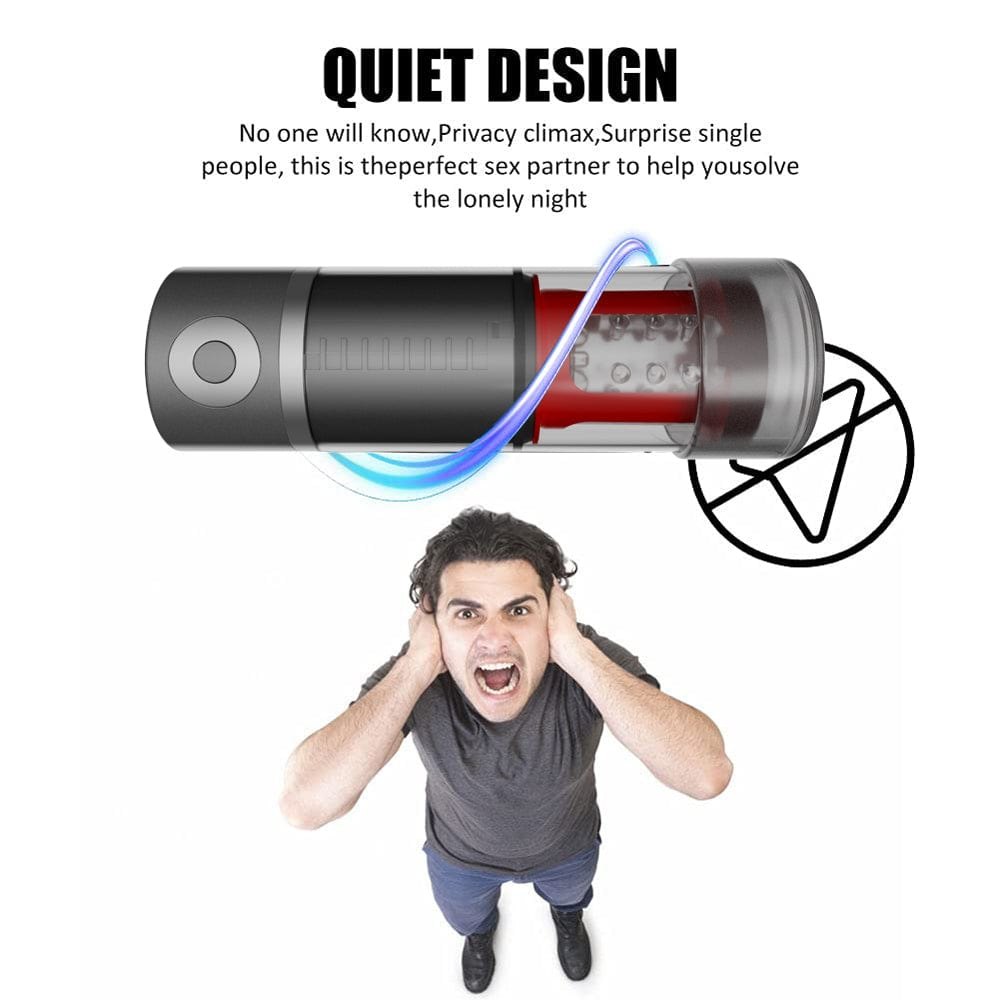 Heating Rotation Masturbation Cup - Male Stroker Toy