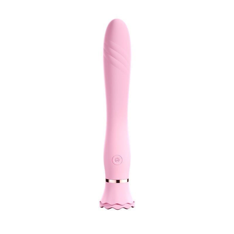 Heating G-Spot Vibrator Suction Cup - Silicone G-Spot Dildo