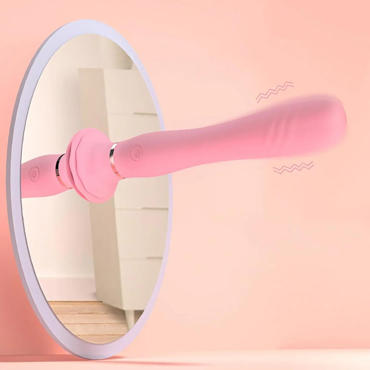 Heating G-Spot Vibrator Suction Cup - Silicone G-Spot Dildo