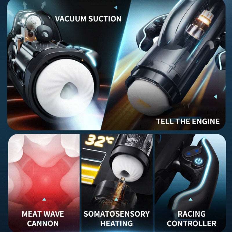 Heating Suction Vibrating Stroker - Male Masturbator