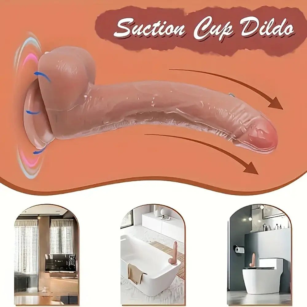 Heating Vibrating Dildo - Remote Heating Vibrating Dildo
