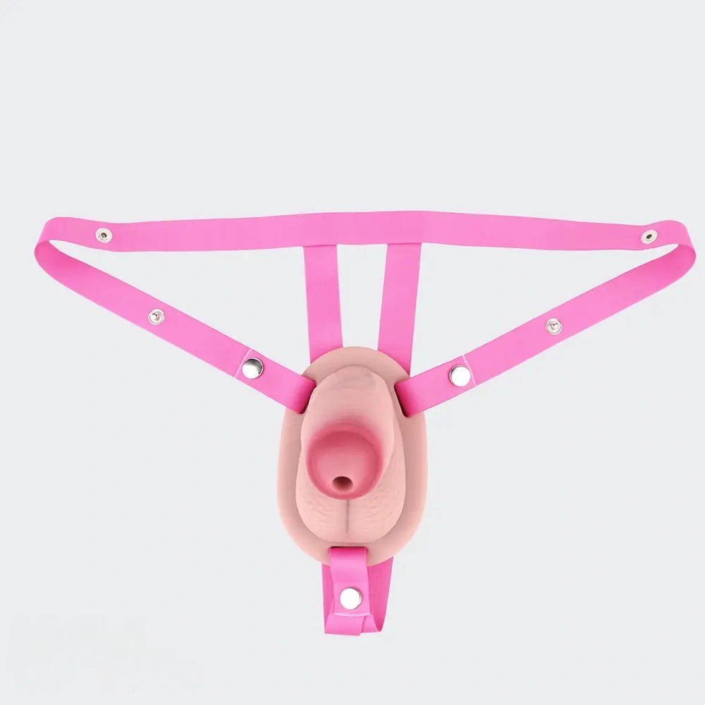 Hollow Chastity Masturbator - Silicone Cock Sleeve Toy