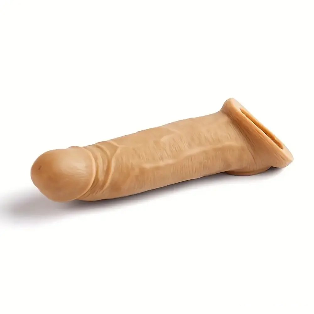 Hollow Cock Sleeve Extender - Big Dildo Penis Sleeve