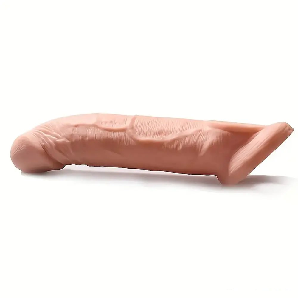 Hollow Cock Sleeve Extender - Big Dildo Penis Sleeve