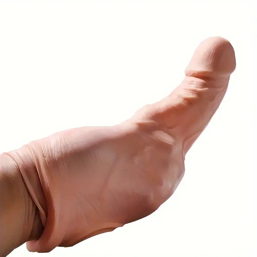 Hollow Cock Sleeve Extender - Big Dildo Penis Sleeve