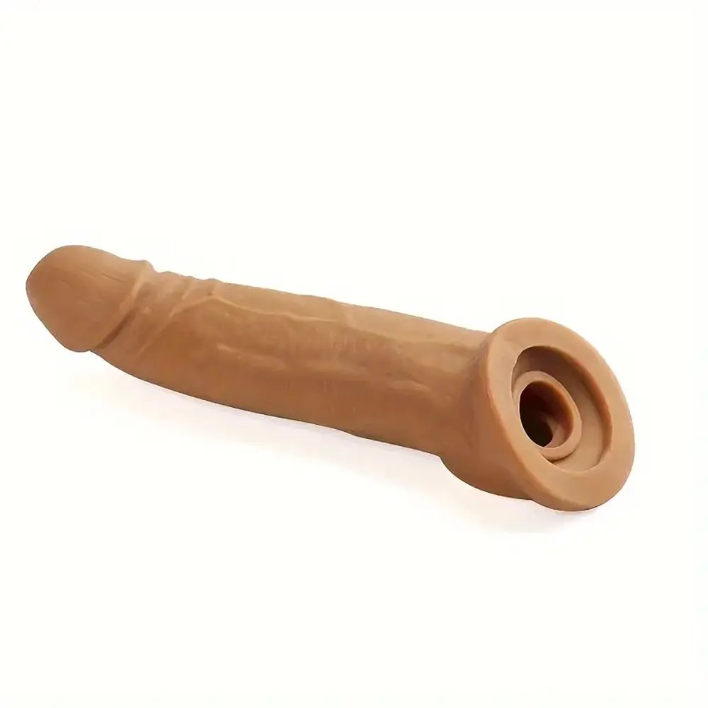 Hollow Cock Sleeve Extender - Big Dildo Penis Sleeve