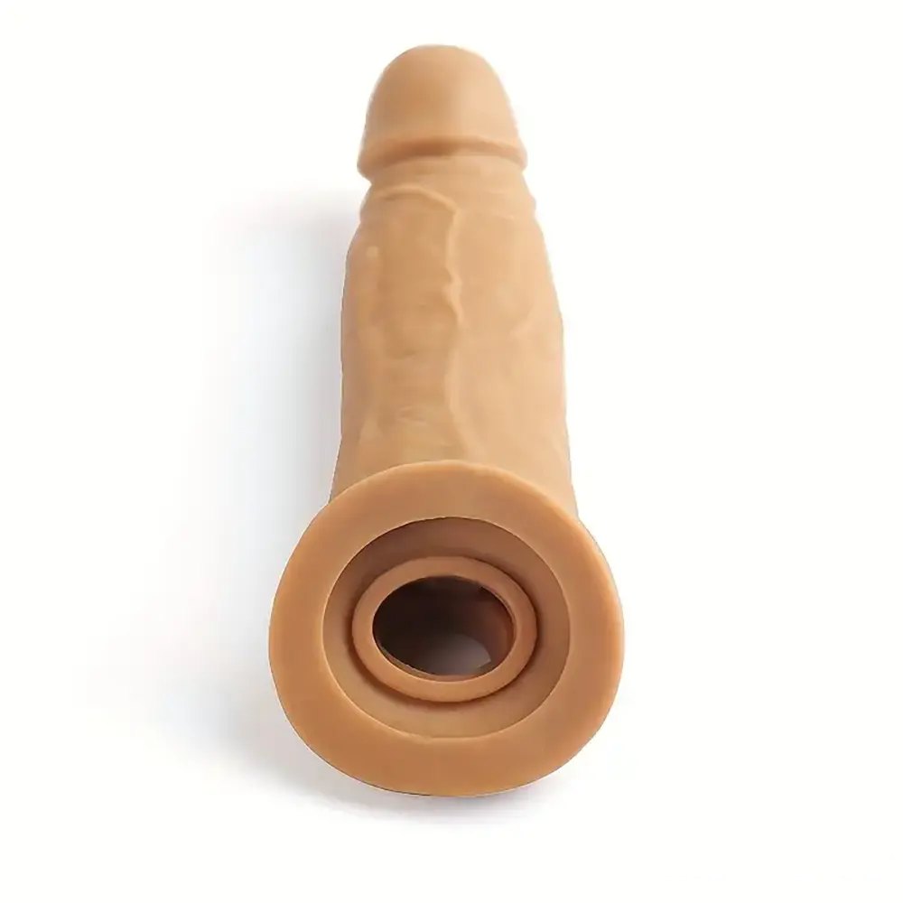 Hollow Cock Sleeve Extender - Big Dildo Penis Sleeve
