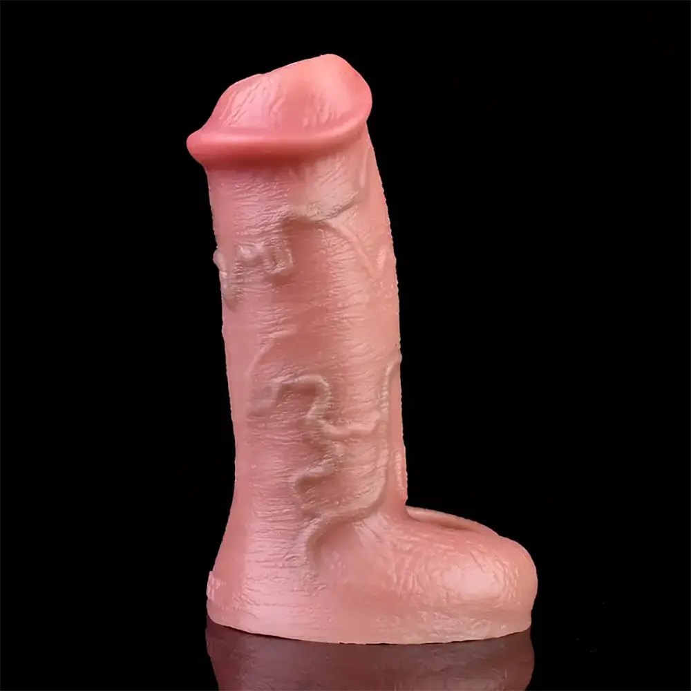 Hollow Cock Sleeve Dildo 5.7 in - Realistic Silicone Dildo