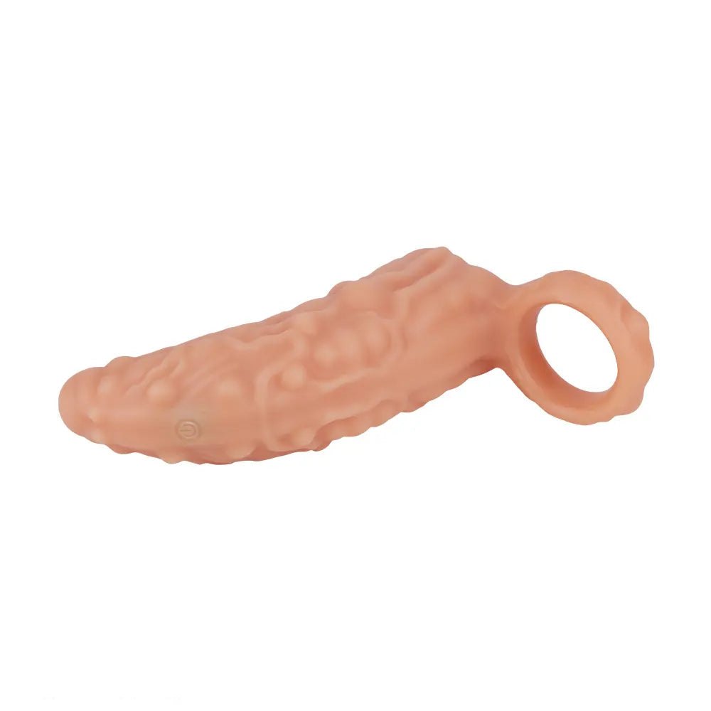 Hollow Cock Sleeve With Ring - Realistic Penis Extension Sleeve