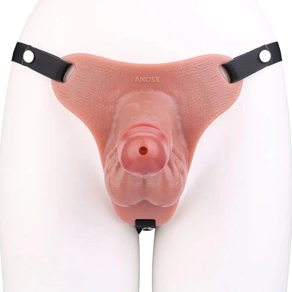 Hollow Strap-On Chastity Dildo - Strap On Hollow Dildo