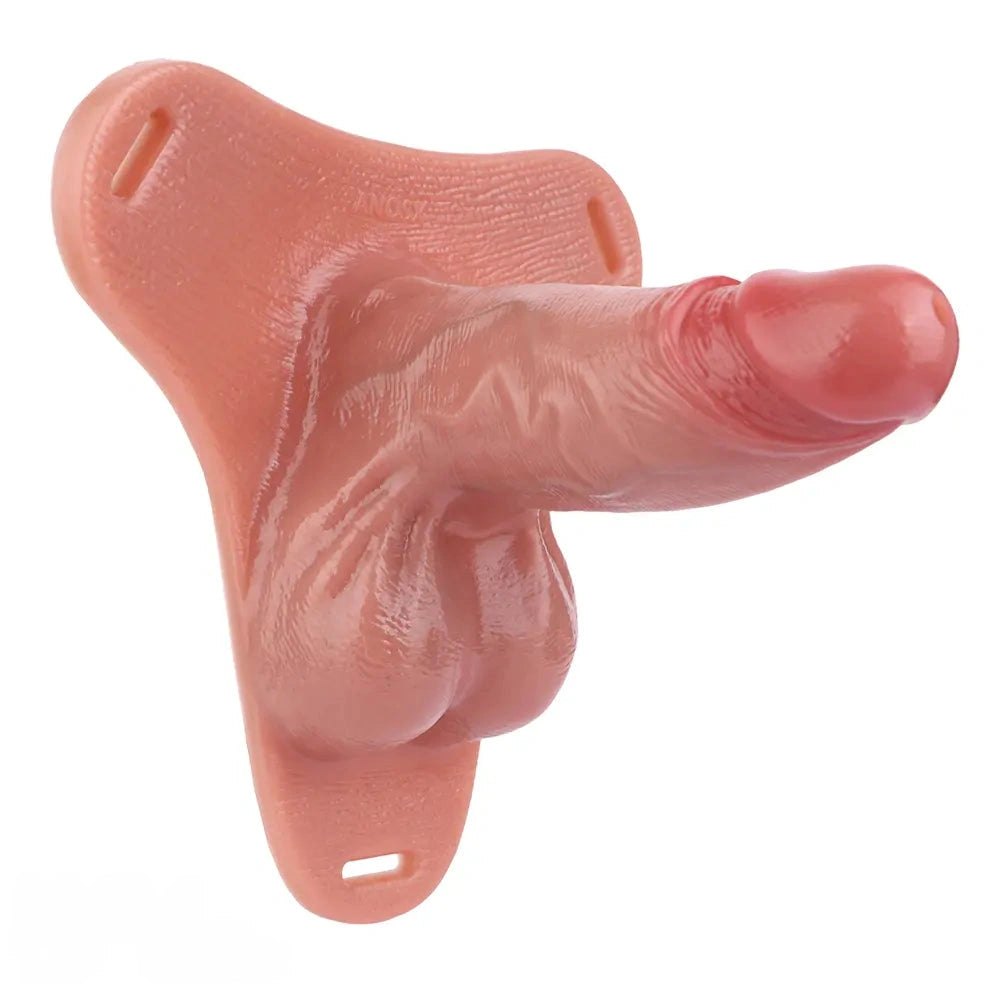 Hollow Strap-On Chastity Dildo - Strap On Hollow Dildo