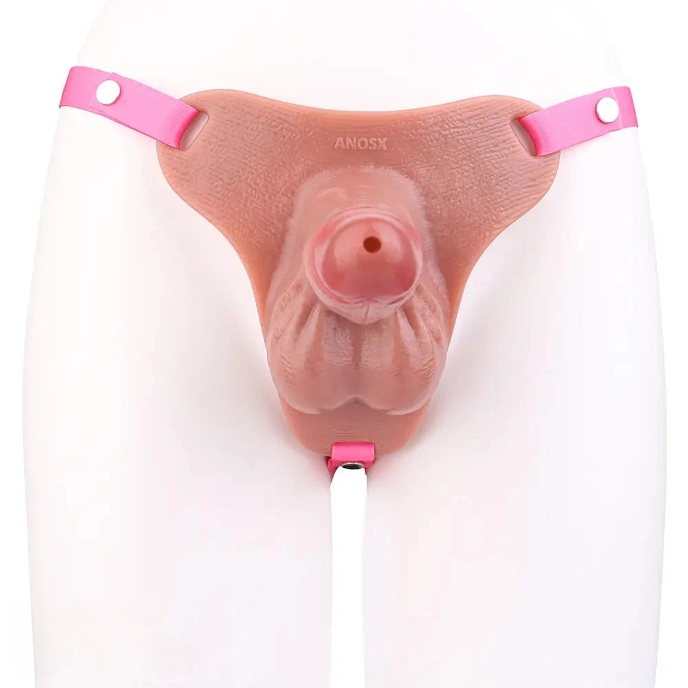 Hollow Strap-On Chastity Dildo - Strap On Hollow Dildo