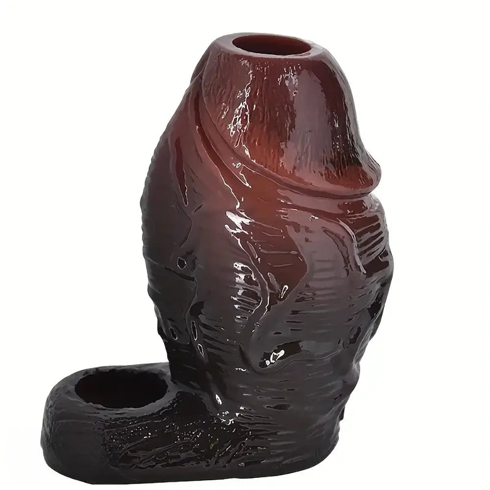 Hollow Open-Ended Penis Sleeve - Big Silicone Dildo