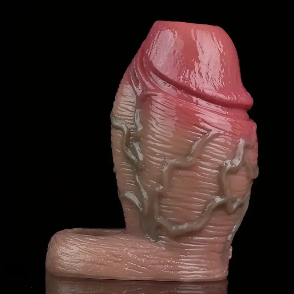 Hollow Open-Ended Penis Sleeve - Big Silicone Dildo