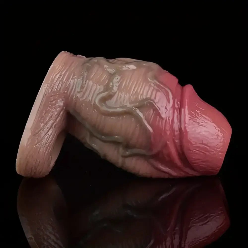 Hollow Open-Ended Penis Sleeve - Big Silicone Dildo