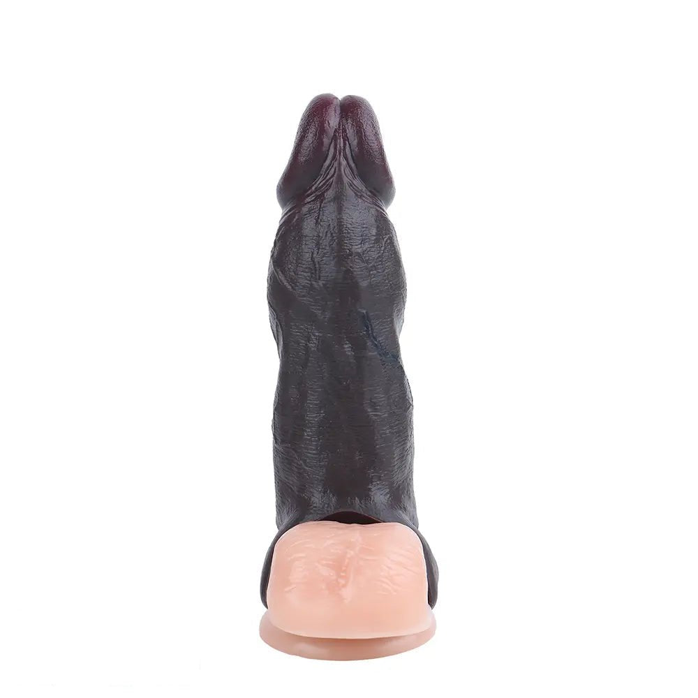 Hollow Realistic Penis Sleeve - Silicone Extender Dildo Sleeve