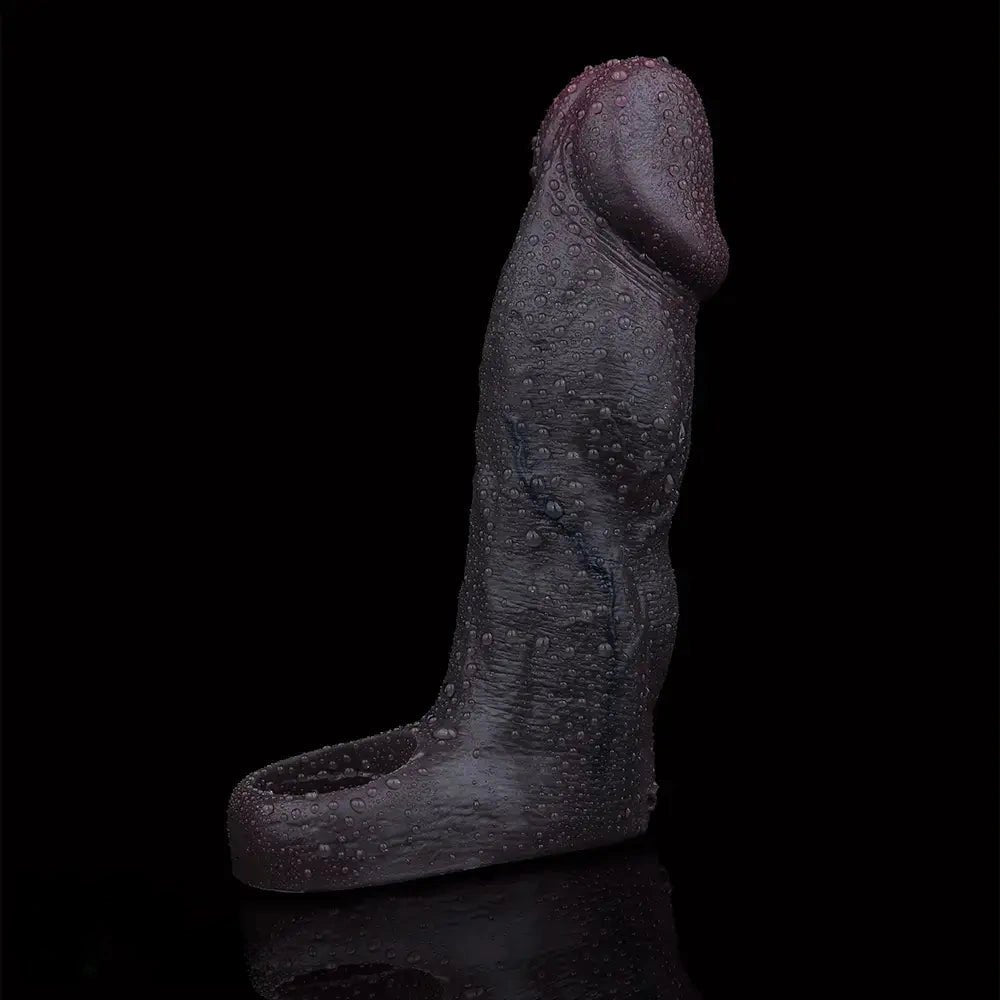 Hollow Realistic Penis Sleeve - Silicone Extender Dildo Sleeve