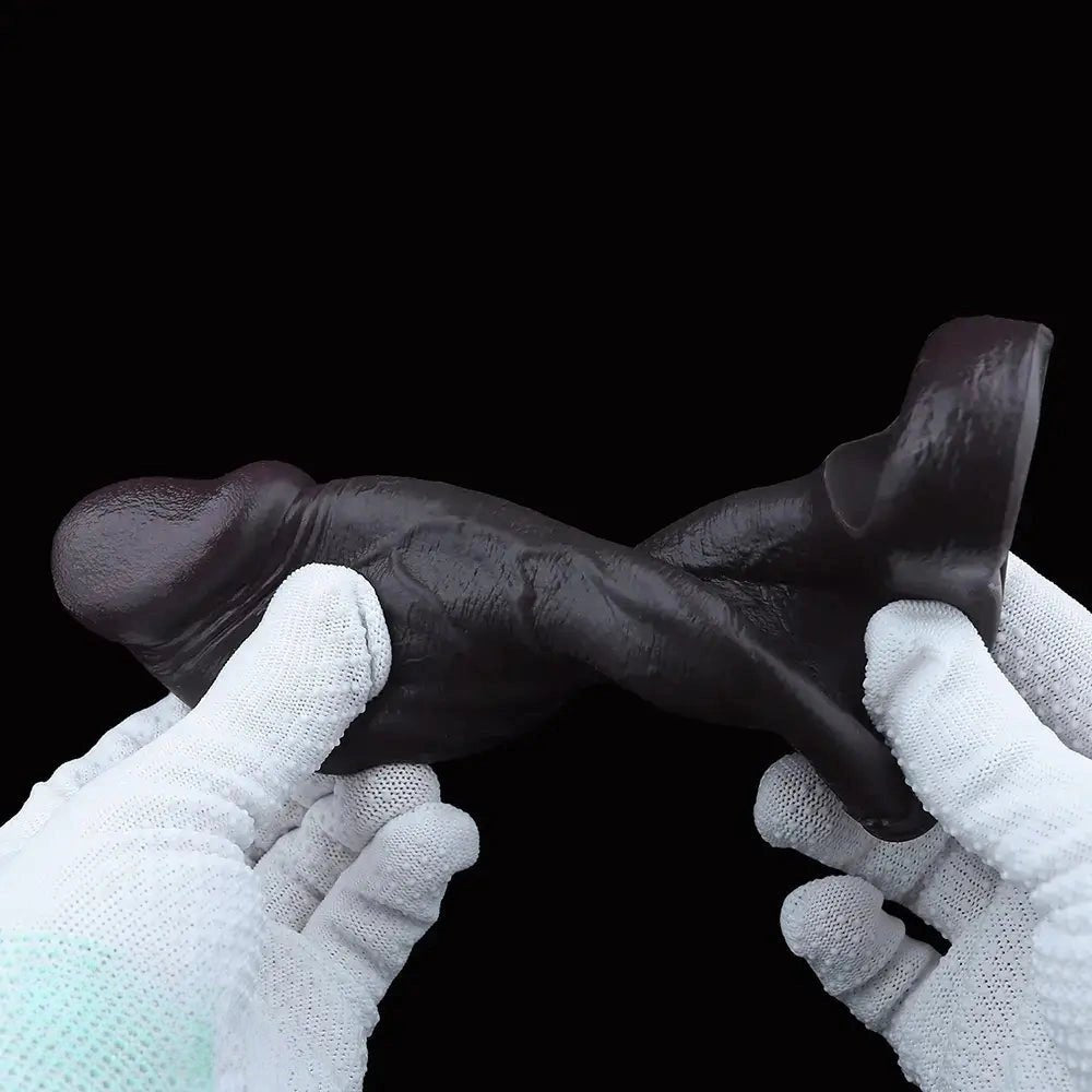 Hollow Realistic Penis Sleeve - Silicone Extender Dildo Sleeve