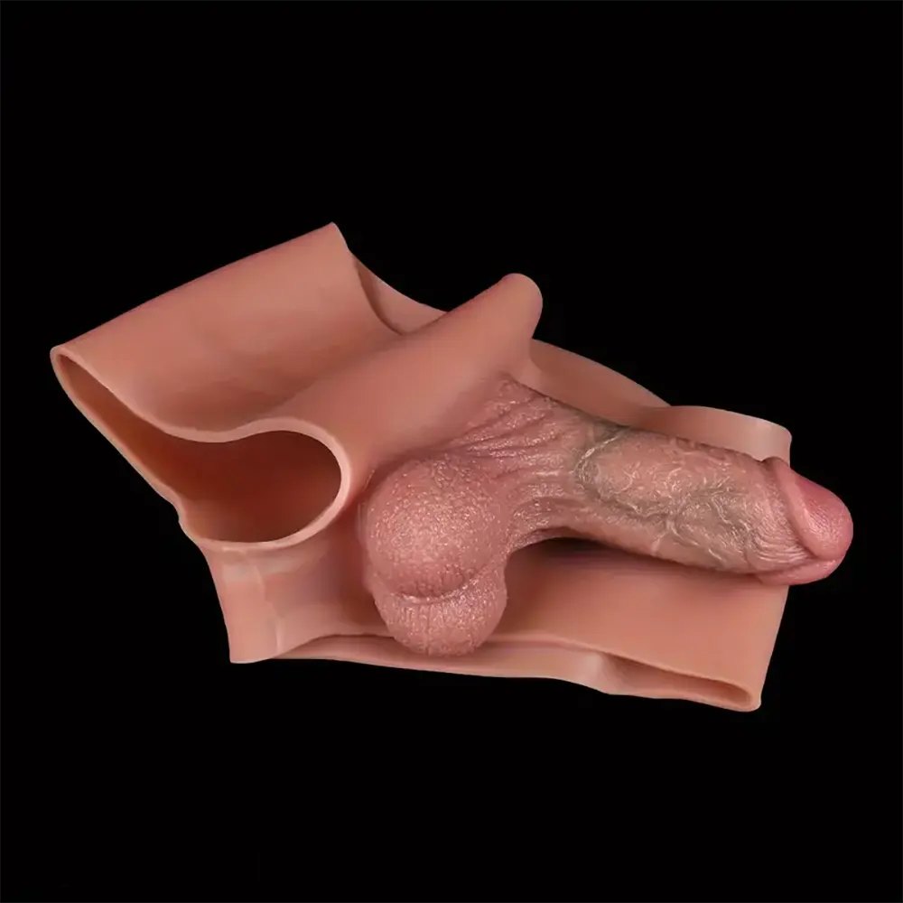 Hollow Penis Sleeve 5.3 in - Realistic Silicone Sleeve